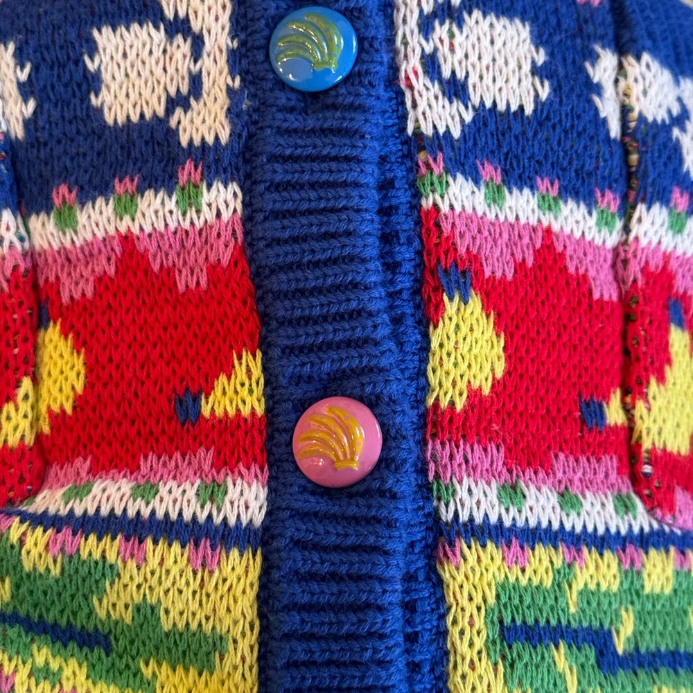 FARM RIO Sweet Orchard Knit Kids Cardigan - Girls Size 4 & 6 - New With Tags - Picture 10 of 11